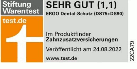 Testsiegel ERGODirekt Dental-Vorsorge Premium + Dental-Schutz 90