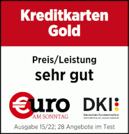 Testsiegel für TF Bank - TF Mastercard Gold