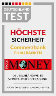 Testsiegel Commerzbank KlassikGeschäftskonto - Kennenlernangebot