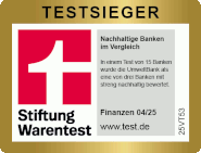 Testsiegel UmweltBank UmweltGiro