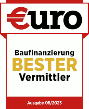 Bester Baufinanzierer - Testsieger lt. €uro 8/2014